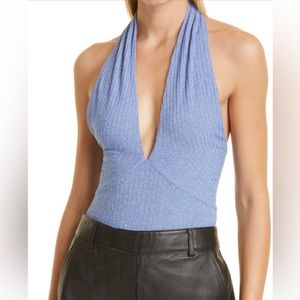 ALIX NYC Oliver halter bodysuit sz M